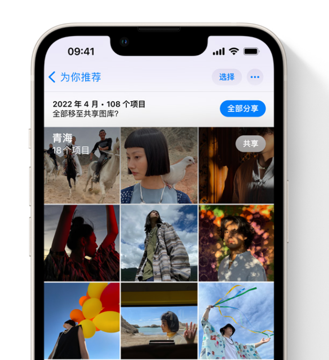 溪湖苹果维修网点分享在 iPhone 上使用共享图库 