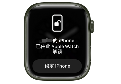 溪湖苹果手机维修分享用 AppleWatch 解锁配备面容 ID 的 iPhone方法 