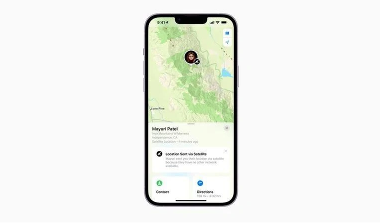 溪湖苹果14维修分享iPhone14系列中 FindMy功能通过卫星分享位置方法教程 