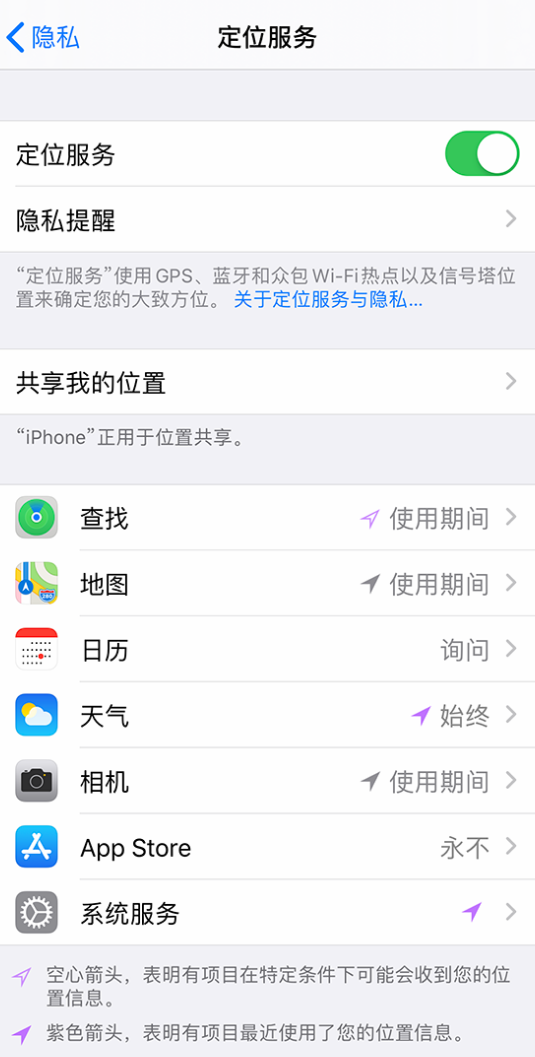 溪湖苹果手机维修分享iPhone 状态栏中时间显示为蓝色图标是什么情况 